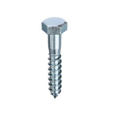 Coach Screws Hexagon Head DIN 571 BZP CE - M12 x 130mm - Box of 25