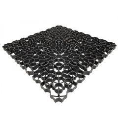 X-Grid Ground Reinforcement Matting 1m x 1m x 40mm - Black