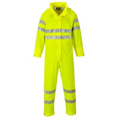 Hi Vis Ultra Unlined Waterproof & Breathable Coverall - Yellow