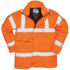 Padded Hi-Vis Site Jacket PPE – Orange 
