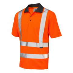 Eco-Viz Polo Shirt Orange | LEO Workwear