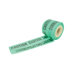 Underground Warning Tape  365 Metres Caution Communications Cable Below