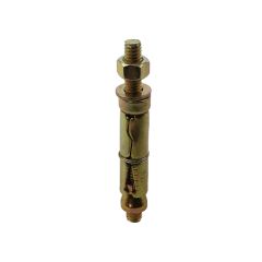 Projecting Bolt - Zinc Plated & Yellow Passivated  - M10 x 80mm - Box of 50