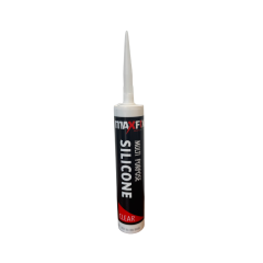 MAX General Purpose Silicone Sealant Clear 270ml waterproof acetoxy cure sealant for glazing and sealing | CMT Group UK