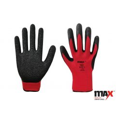 MAX Latex Red Cut Level 1 Glove 