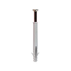 Nylon Frame Anchor - Drive Screw - Zinc Plated & Yellow Passivated M10 x 100mm - Box of 100