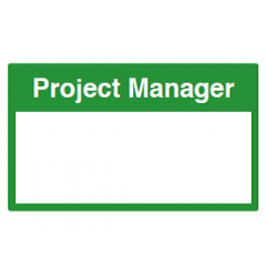  Project Manager Sign - PVC