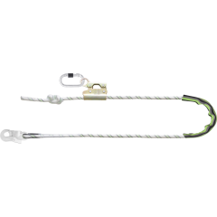 2m Work Positioning Kernmantle Rope Lanyard c/w Grip Adjuster