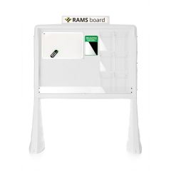 RAMS Board - White Standard Safety Noticeboard