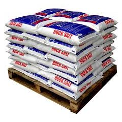 20KG High Quality Brown Rock Salt - Pallet of 50