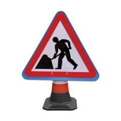 Cone Sign - Men at Work