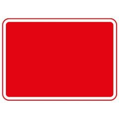 Metal Blank Plate Red 600 x 450mm