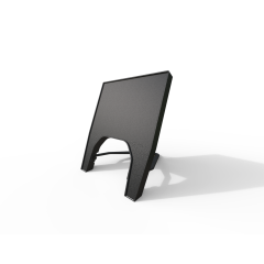 Plastic Q Sign - 600mm x 450mm Rectangle - Blank