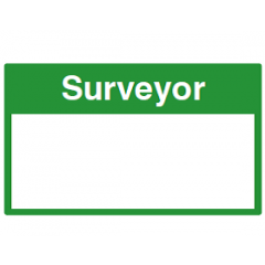 Surveyor Sign - PVC