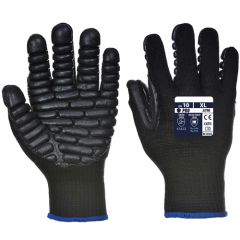 Anti-Vibration Fleece Lined Glove | Back and palm view | CMT