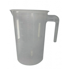 JUG4L | Large Plastic Jug | Transparent | Metric Measurements Embossed | CMT Group UK