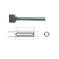 SDS PLUS Masonry Drill Bit -  Diameter 20mm Total Length 250mm - Spade Chisel