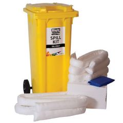 120 Litre Spill Kit - c/w Wheeled Bin