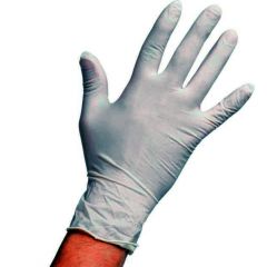 Blue Latex Disposable Gloves - Powdered 