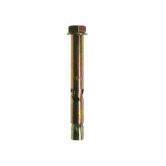 Sleeve Anchors - Hex Bolt - Zinc Plated and Yellow Passivated - 16mm x 110mm - Box of 10