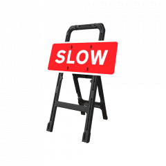 Slow Q-Frame Sign | 1000x450mm Rectangle