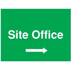 Site Office - Arrow Right Sign - PVC