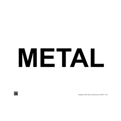 Site Sign - 3mm Correx - 297x420mm A3 - Metal 