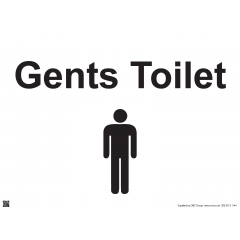 Gents Toilet - PVC Sign