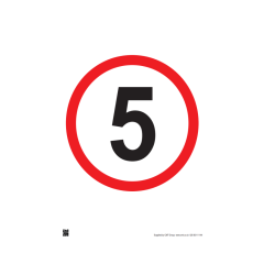 Site Sign - 6mm Correx - 5mph - 594x841mm (A1)