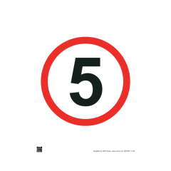 Site Sign - 3mm Correx - 297x420mm A3 - 5mph