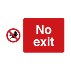 Site Sign - 3mm Correx - 420x594mm (A2) - No exit.
