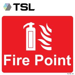 Bespoke Sign - TSL - 600x600mm 4mm Correx - Fire Point
