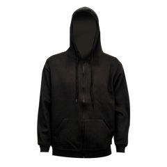 Classic Full Zip Hooded Sweatshirt - Black