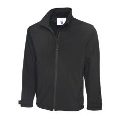 Premium Full Zip Softshell Jacket - Black