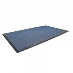 Vyna-Plush Mat - Black/Blue 1.2m x 1.8m