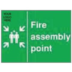 Fire Assembly Point Safety Sign - PVC - 420mm x 594mm A2