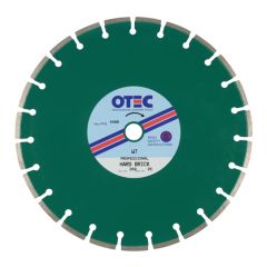 OTEC Professional Diamond Blade - Medium/Hard Brick Cutting