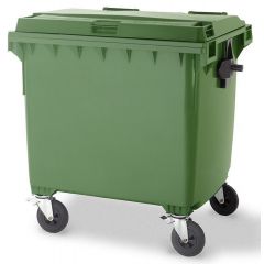 1100 Litre Green Wheelie Dustbin