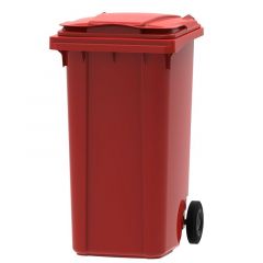 240 Litre Red Wheelie Dustbin | CMT Group