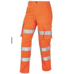 Women's Orange Polycotton Trousers | Women's Safety Clothing | CMT Group