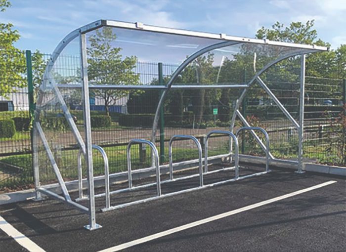 Cycle/Bike Shelter - 10 Bike Capacity - 4.1m x 1.7m x 2.1m