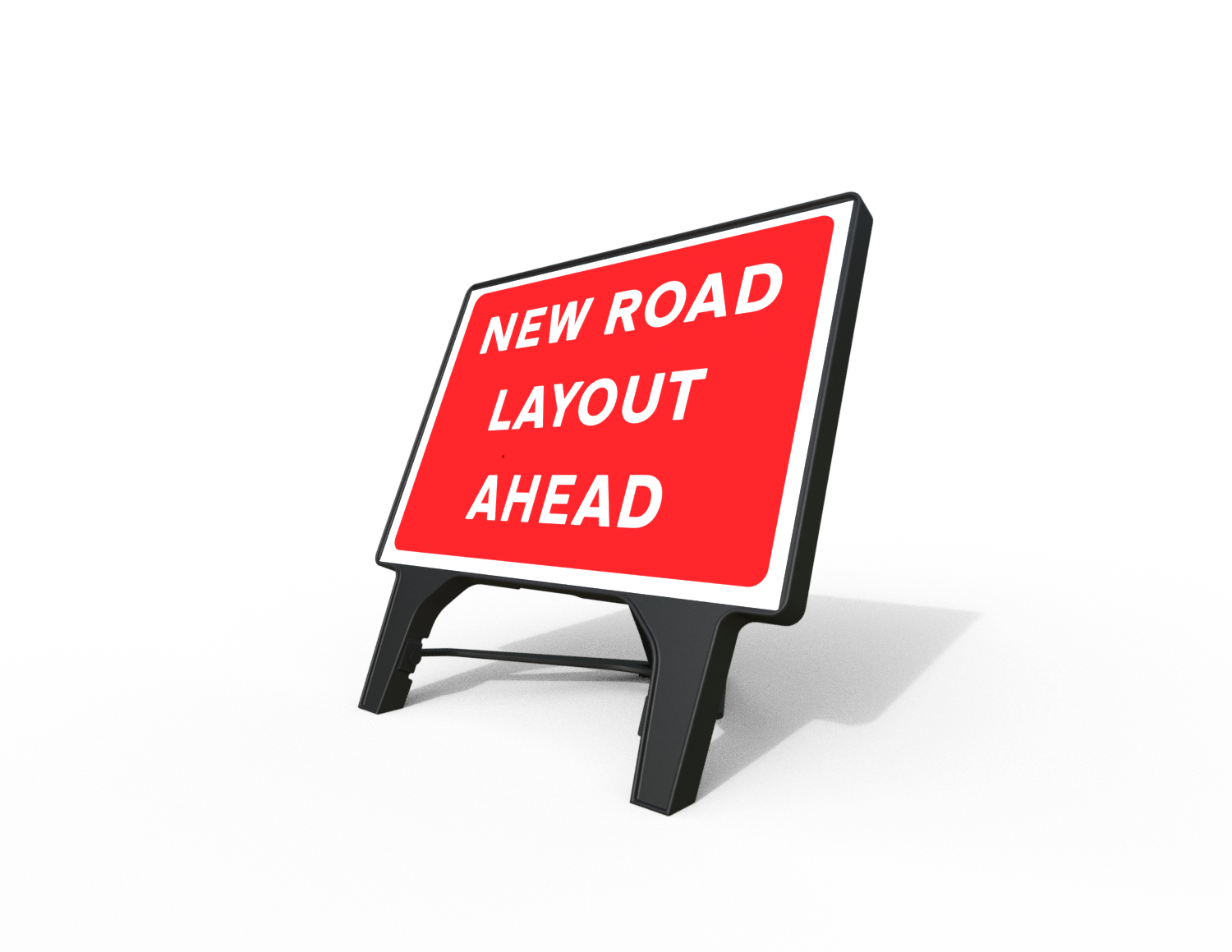 New Road Layout Ahead QSign 1050x750mm Rectangle