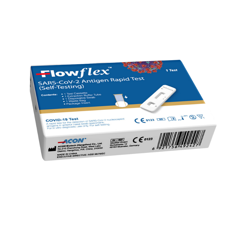 Flowflex COVID19 Lateral Flow Test Kit Each