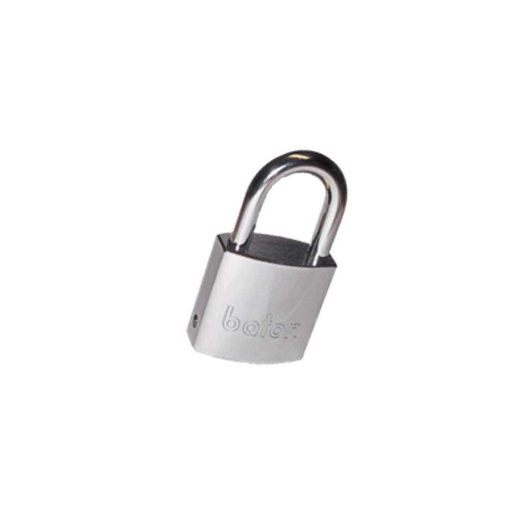 Chrome Long Shackle Padlock Keyed Alike 45mm
