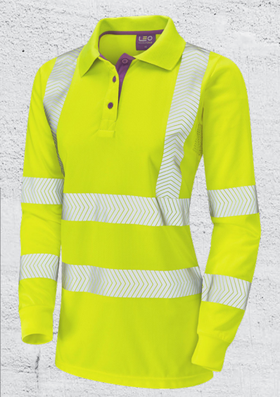 Womens hi vis polo shirts store