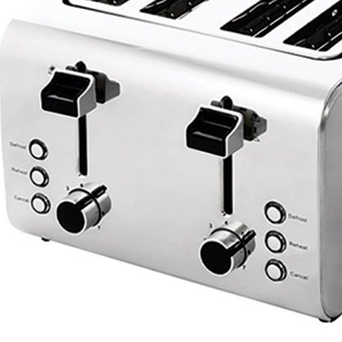 Stainless Steel Luxury Toaster 4 Slices