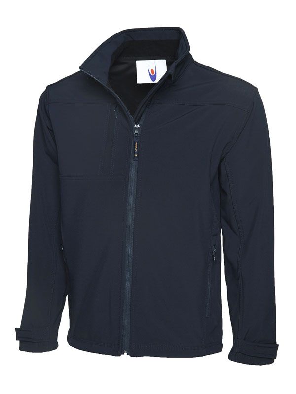 Premium Full Zip Softshell Jacket - Navy | CMT Group