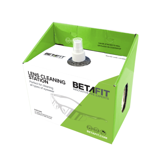 Lens Cleaning Station for specs 8 oz Lens Cleaner Solution & 600  low lint tissues PA02