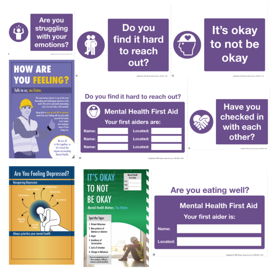 Mental Health Site Signage Starter Pack