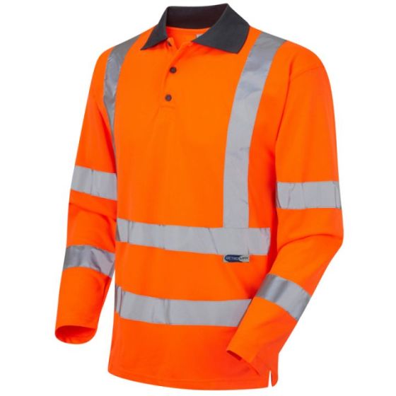 Ecoviz Sleeved Polo Shirt Orange 